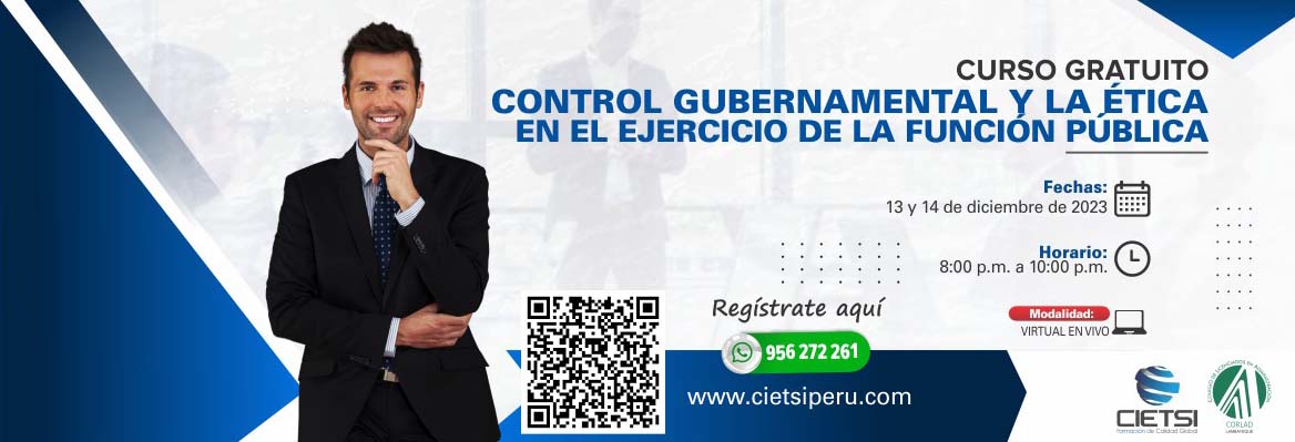 curso especializado control gubernamental y la Etica en el ejercicio de la funciOn pUblica 2023